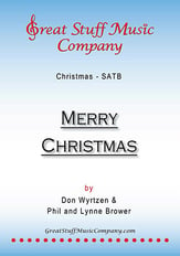 Merry Christmas SATB choral sheet music cover